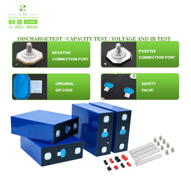 A Grade 3.2V 280Ah 314Ah Lifepo4 Battery Cells EU Stock 280Ah 304Ah Prismatic Cells
