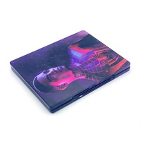 Boîte de rangement pour DVD en métal, emballage personnalisé, boîte en étain pour CD avec doublure en plastique, offre spéciale