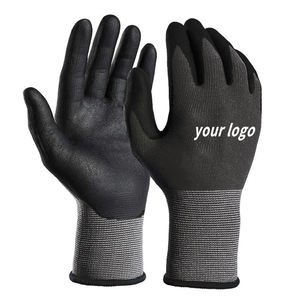 Guantes de Trabajo de Alta Calidad para Hombre, 15G, Nailon, Elastano, Recubiertos de Espuma de Nitrilo en la Palma, Guantes de Seguridad para Trabajar - Product Image 1