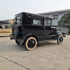 Bus électrique de tourisme classique vintage de <span class=keywords><strong>bonne</strong></span> qualité, voiture d'époque noire avec portes, mini-voiture classique à prix avantageux à vendre - Product Image 3