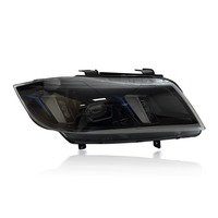 Accessoires de voiture, phares LED pour BMW Série 3 E90 330i 320i 2005-2012, yeux de serpent bicolores, phares plug and play