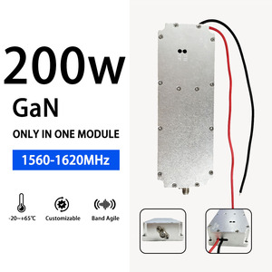 Módulo Amplificador de RF de 200W, 1560-1620 MHz, Amplificador Lineal de Potencia <span class=keywords><strong>GaN</strong></span> para Detección de Drones, Sistemas de Seguridad FPV y Patrullaje - Product Image 1