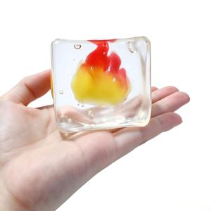 Maltose Ice New <b>Cube</b> Flame <b>Light</b> Squeezable Ice <b>Cube</b> Stress Relief Toy Flame Maltose Squeezable Fun Classroom Prizes Desk Toy - Product Image 6