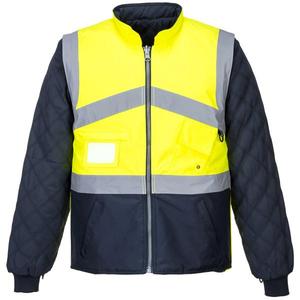 PORTWEST - S769YNRXXXL Hi-vis Chaqueta reversible de 2 tonos amarillo/Azul Marino-EAN 5036108163144 ROPA DE TRABAJO DE 2017 - Product Image 1