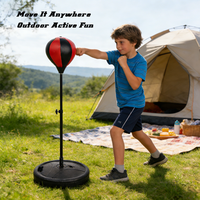 Sac de frappe gonflable en PU pour enfants, ensemble d'entraînement pour la maison, la salle de jeux et l'extérieur, anti-stress, vente en gros usine