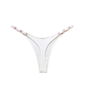 Logotipo personalizado Panty Mujeres Sexy Tanga Sexy Chica T Pantalones Fitness de las mujeres Sedoso Bragas Tanga sin costuras - Product Image 4