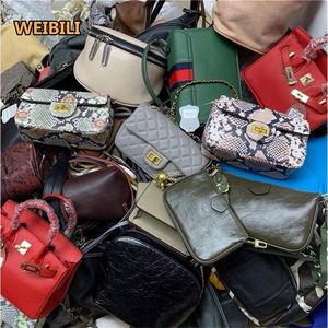 2023 WEIBILI ropa de <span class=keywords><strong>segunda</strong></span> <span class=keywords><strong>mano</strong></span> bolsa usada pacas mujeres diseñadores bolsos de hombro Uesd señoras bolsa ropa usada - Product Image 2