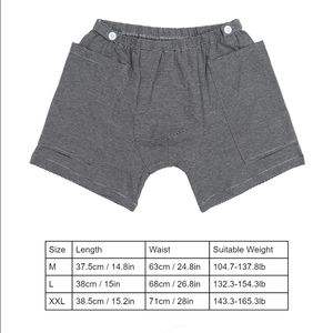 Shawphy celana pendek tas drainase Ostomy sekali pakai untuk pria wanita tas urin dua kantong untuk kateter - Product Image 5