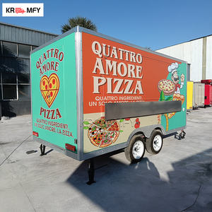 Remorque de cuisine mobile entièrement équipée pour hot-dogs, hamburgers, pizzas, certifiée DOT VIN CE, idéale pour les camions de restauration rapide. - Product Image 5