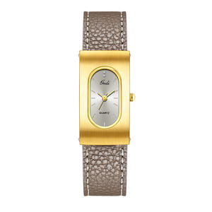 Montre pour femme rétro minimaliste, niche et haut de gamme, montre à quartz ovale avec un design de grande valeur - Product Image 5