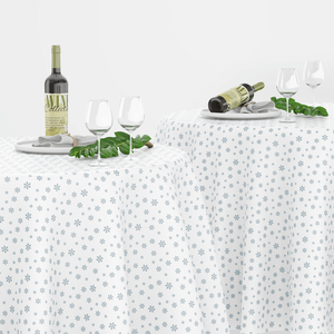 Satin bảng RUNNER cho đám cưới trắng Jacquard Polyester Khăn Trải Bàn giá bán buôn với logo kinh doanh tùy chỉnh màu sắc rắn dệt - Product Image 2