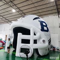 Tente tunnel gonflable géante pour casque de hockey, football et soccer, idéale pour événements sportifs commerciaux - Vente chaude