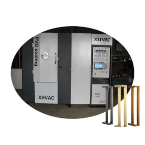 XHVAC Laiton Alliage de zinc Poignées de porte Nickel Chrome Machine de revêtement sous vide Multi Arc Ion PVD Prix de la machine de revêtement