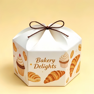 Boîte à desserts haut de gamme pour gâteaux, chocolats, biscuits, pâtisseries sucrées, beignets, biscuits et pâtisseries pour boulangerie - Product Image 1