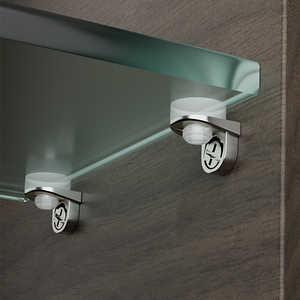 Zinc Alloy Expansion Suction Cup Plate Anti-Slip Furniture Shelf Support <b>Wooden</b> Board Glass Support Connectors Shelf Supports - Product Image 2