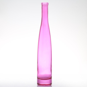 Botella de Vidrio <span class=keywords><strong>Rosa</strong></span> Claro de 500 ml Personalizable, Apta para <span class=keywords><strong>Vodka</strong></span>, con Corcho - Product Image 1