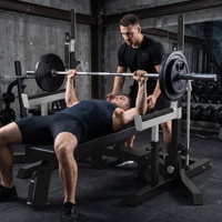 Rack de musculation multifonctionnel pour développé couché et squat, à charge par disques, en acier, usage commercial, avec système de sécurité pour la poitrine, équipement de musculation