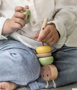 Juguetes Montessori JET, Juego de Bloques de Construcción de Cuentas Coloridas con Forma de Oruga, Ejercita la Motricidad Fina de los Dedos, Juguetes Educativos - Product Image 3