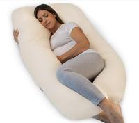 Oreiller de grossesse ergonomique de créateur en forme de U en peluche pour femmes