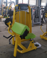 Máquina de curl de bíceps sentado con carga de placas LZX Fitness, la más popular para gimnasios comerciales, modelo Three Horns Arm