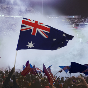 Giao Hàng Nhanh Chóng 100% Polyester Úc Quốc Gia Cờ 3x 5ft/180x190Cm Phai Chống Với Biểu Tượng Úc Thiết Kế - Product Image 2