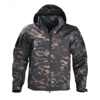 Odm Heren Casual Lichtgewicht Unisex Softshell Jack Waterdichte Tactische Outdoor Canvas Stand Kraag Nieuwe Gecoate Dunne Dikte