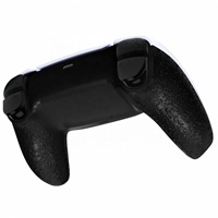 Coques de remplacement pour manettes de jeu, en caoutchouc noir personnalisé, coque arrière pour manette Dualsense PS5, coque inférieure
