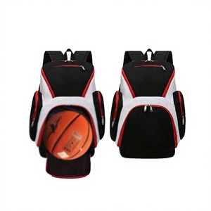 Sac à dos de football SHUSHI INTERNATIONAL de haute qualité avec poches latérales, poches zippées en polyester durable, design personnalisable, pour usage d'équipe - Product Image 1
