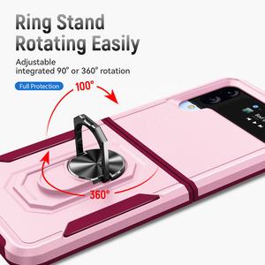 Soporte de anillo de rotación de 360 grados, funda de teléfono de alta calidad, protección completa, para Samsung <span class=keywords><strong>Z</strong></span>, <span class=keywords><strong>Fold</strong></span> <span class=keywords><strong>4</strong></span>, Flip <span class=keywords><strong>4</strong></span> - Product Image 3
