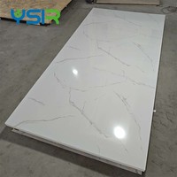 Lámina de PVC Impermeable de Lujo con Diseño de Mármol UV, Láminas de Pared 3D con Diseño de Mármol, Panel de Lámina de Mármol UV de 3 mm
