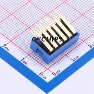 DA-06-B-T DIP Switch Through hole Component (THT) Switch Single Pole Single Throw 6 2.54mm 25mA - Product Image 2