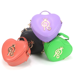 Hoa hồng đỏ trái tim ngọt ngào, hình dạng chéo mô hình PU Coin Purse/Wallet Bag đa chức năng Khuyến mại lưu trữ Bag với móc chìa khóa/ - Product Image 1