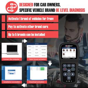 OSC530 Code-Lesegerät BD2 Scanner Mehrsprachiger Kfz-Scanner Motor-Diagnosegerät OBD 2 EOBD Auto-Diagnose-Scan-Tool - Product Image 2