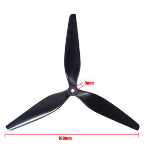 Bán hàng nóng 7inch 8inch 9inch 10inch 11inch 13inch carbon sợi thủy tinh nylon đen CW CCW <span class=keywords><strong>3</strong></span> lưỡi FPV drone cánh quạt - Product Image 4