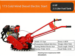 Motoculteur chinois à moteur thermique <span class=keywords><strong>pour</strong></span> le travail du sol, <span class=keywords><strong>micro</strong></span>-<span class=keywords><strong>tracteur</strong></span> à chenilles à essence <span class=keywords><strong>pour</strong></span> la culture des terres - Product Image 2