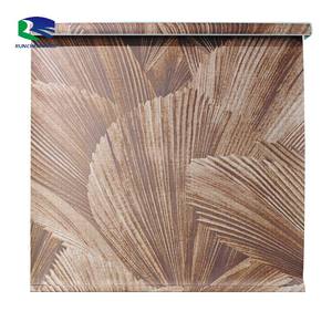 Abat-jour à rouleau en tissu botanique Abat-jour personnalisé floral occultant pour porte Traitements de fenêtre personnalisés Panneaux Abat-jour à rouleau imprimé - Product Image 1