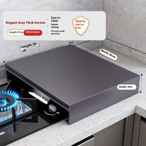 Griglia da <span class=keywords><strong>cucina</strong></span> tipo in piedi coperchio del fornello a Gas con staffa a induzione in metallo pentola Rack organizzatore di stoccaggio per stoviglie - Product Image 6