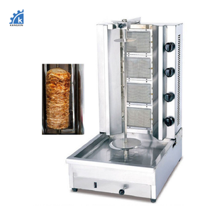 Parrilla Eléctrica de Tres Cabezas para Barbacoa de Oriente Medio/Máquina de Shawarma Doner <span class=keywords><strong>Kebab</strong></span> en Venta - Product Image 4