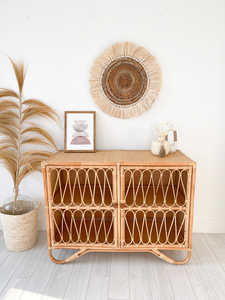 ตู้หวายทำด้วยมือเป็นมิตรกับสิ่งแวดล้อม | เฟอร์นิเจอร์หวายธรรมชาติสไตล์โบฮีเมียนห้องนอนแบบเรียบง่ายทันสมัยอเนกประสงค์ - Product Image 4