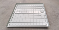 Table de culture hydroponique 4x4 FT en ABS, étanche, avec valve de drainage pour système hydroponique de serre commerciale