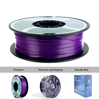 Filamento ZIRO Pla Galaxy Glitter, Filamento Pla de 1.75mm, Consumibles de Plástico para Impresora 3D