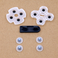 Bantalan karet tombol untuk pengontrol PS1 PS, tombol bantalan kontak karet konduktif, d-pad W