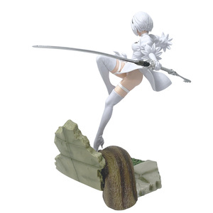 24CM Nier Automata Anime Figuras <span class=keywords><strong>YoRHa</strong></span> No. <span class=keywords><strong>2</strong></span> Type B Figurine Animation Dérivés En Plastique Statue Modèle Jouet Poupée Anime Figure - Product Image 6