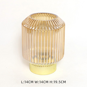 Lampe de table décorative nordique lampe de chevet en verre <span class=keywords><strong>veilleuse</strong></span> LED à vendre - Product Image 5