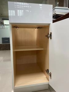 Çin fabrika yapımı mutfak dolabı monte etmeye hazır Modern Shaker yükseltilmiş Panel düz özel katı ahşap mutfak dolabı - Product Image 4