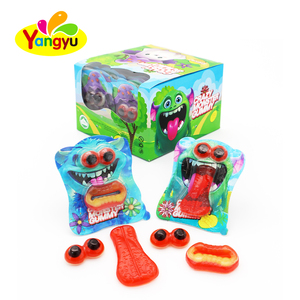 Gomitas de Monstruo Verdes y Moradas de Moda para Regalo - Product Image 1