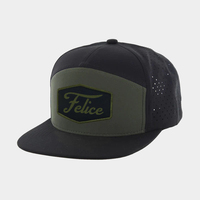 Gorras Personalizadas al por Mayor, Impermeables, con Logotipo Personalizado, 7 Agujeros Cortados con Láser, Gorras Planas de Poliéster, Gorra de Golf Deportiva OEM