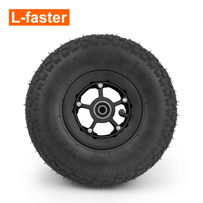 9インチラバーエアタイヤオフロード空気圧ホイールボード電動スケート