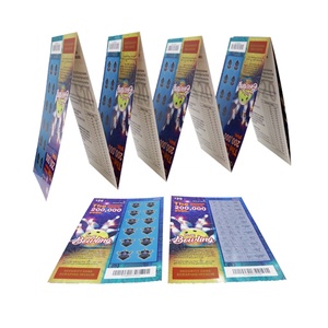 Billets de loterie à gratter personnalisés sur le thème du bowling, impression numérique de qualité supérieure, prix d'usine, fabricant - Product Image 5