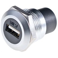 Módulo de Conector Tipo D, Interfaz de Red RJ45, Puerto USB 3.0, Base de Carga Tipo C para Montaje en Panel, Conector de Pasaje con Contactos de Latón